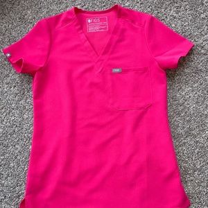 Shocking Pink Figs Scrubs XXS/XXSP